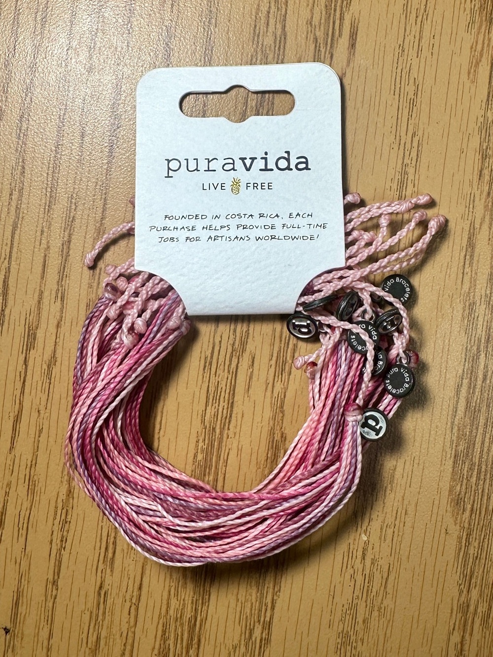 Pura Vida Stop and Smell the Roses Friendship Bracelets 10 Pack - Picture 2 of 4